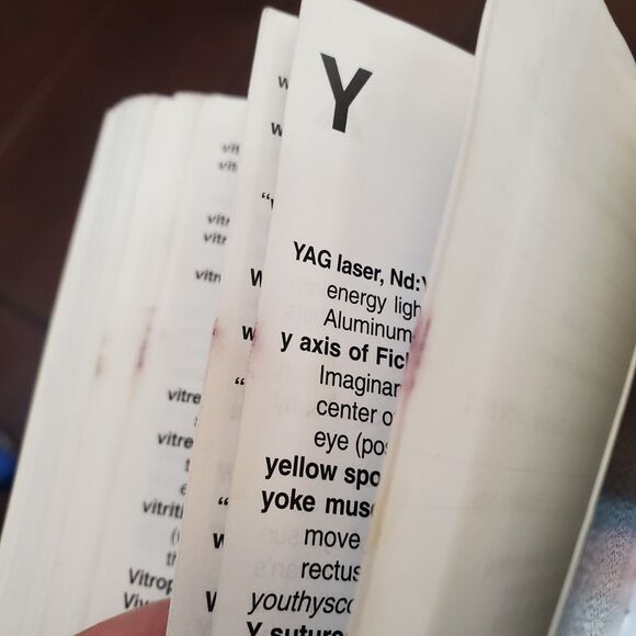 DICTIONARY OF EYE TERMINOLOGY 4TH EDITION By Barbara Cassin & Melvin L. Rubin - Picture 10 of 16